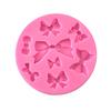 Size Bow Mold Silicone Mold Cake Chocolate Handmade Soap Mold Silicone Soft Clay Stereo Fondant Mold