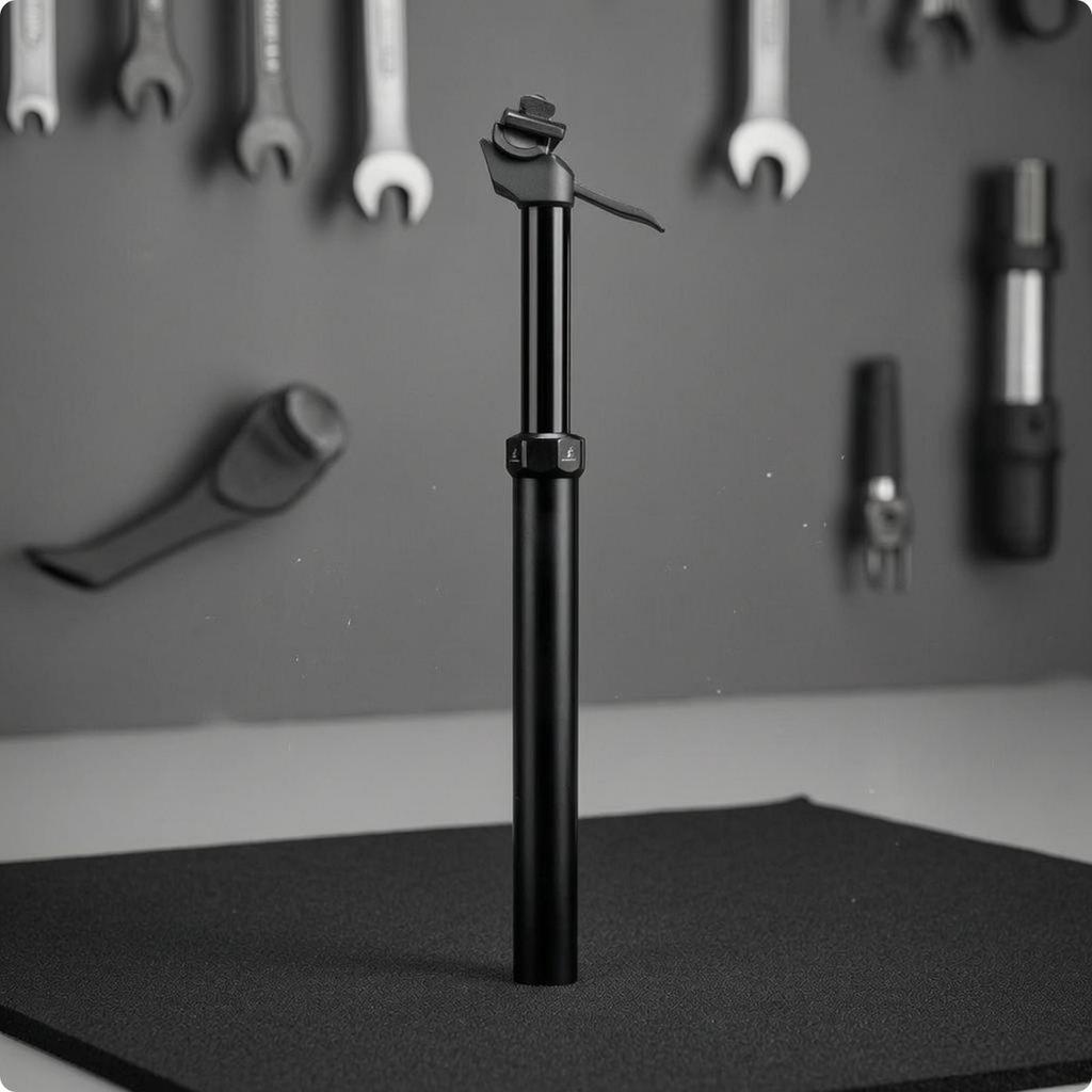 Manual Dropper Seatpost Adjustment Range Seat Post Side Lever Telescopic Tube