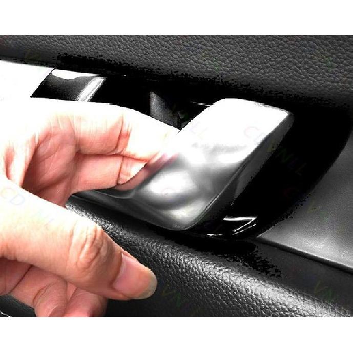 Inner Door Handle Bowl Panel Cover For Honda Accord 2018- 10th Bright Black