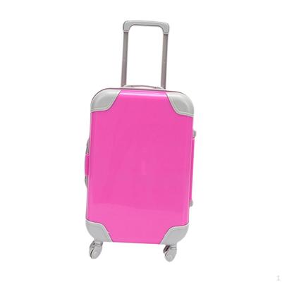 Mini Suitcase Dollhouse Accessories, Empty Packaging Case Miniature Dolls Eyelash Holder