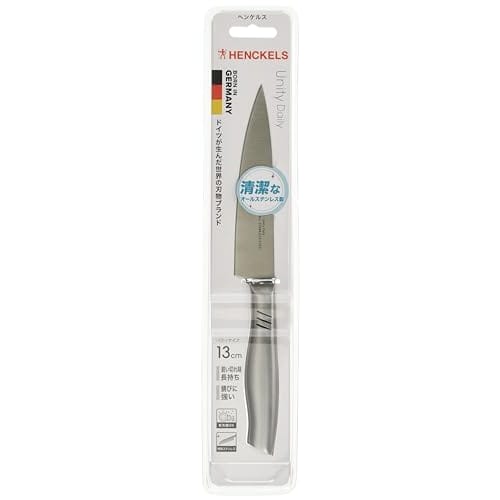Henckels Unity Daily Stainless Steel Paring Knife, 130mm, Dishwasher Safe, Perfect for Fruit Knives and Peeling, Small [Official Japanese Product] 193
