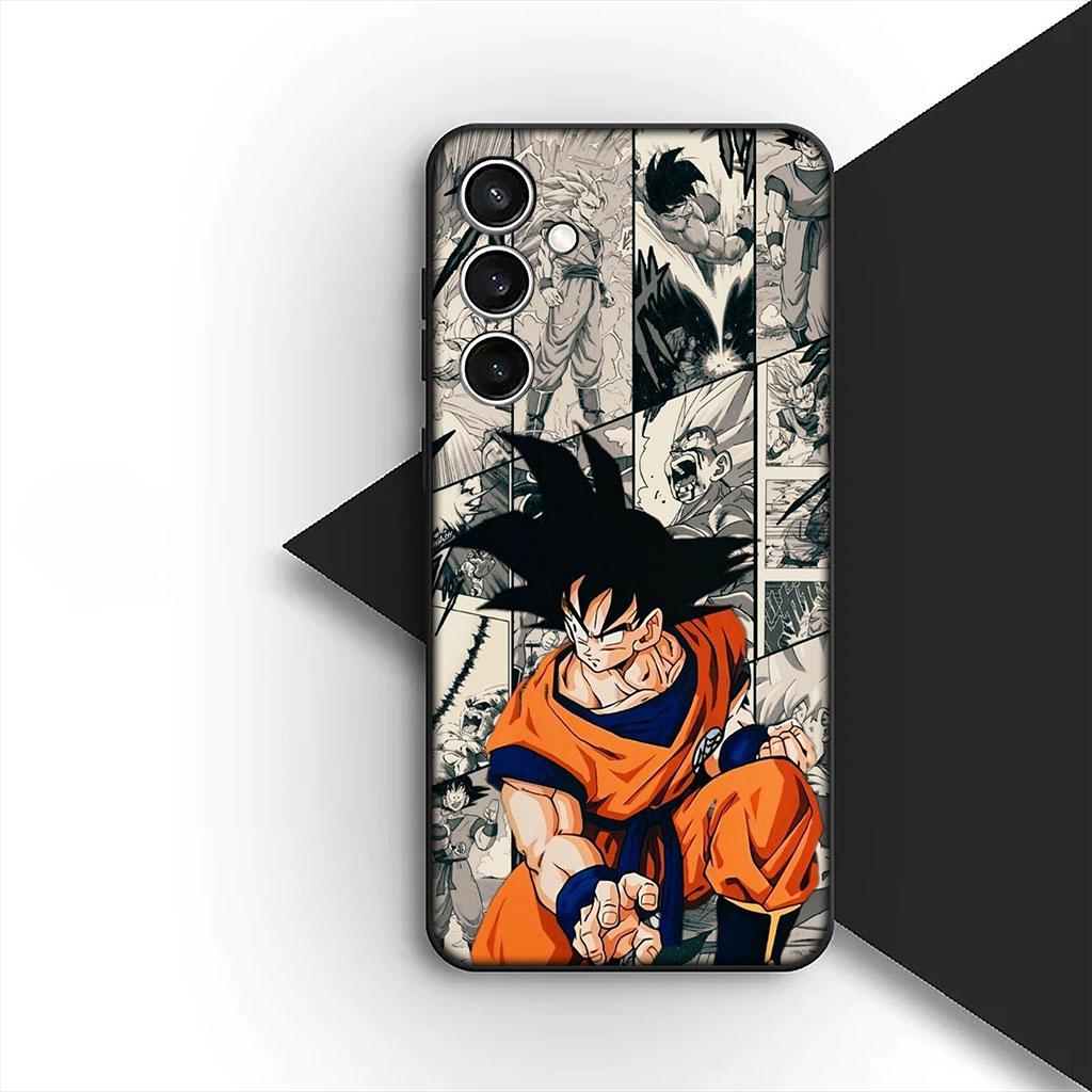 Cover for Samsung Galaxy S22 S21 S20 FE Ultra Plus A07 A17 A15 A16 A25 A57 A37 Case Dragons Gokus Balls DragonBalls Vegeta Z