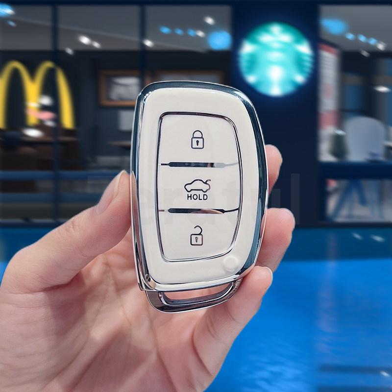 Auto Tpu Shell Fob Car Key Case Cover For Hyundai Tucson Sonata Fe Creta Ix25 Ix35 Ix45 Solaris Elantra Accent I10 I20 I30 I40