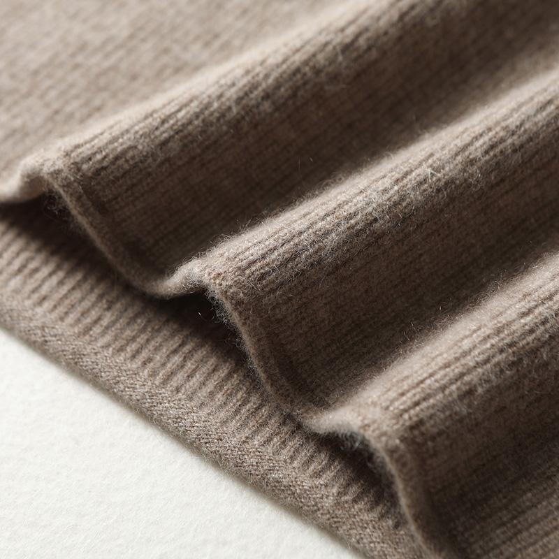 Women Sweater Dress 100% Wool MODERN NEW SAGA V-neck Knit Long Pullover Winter Jumpers Wool Long Dress Female