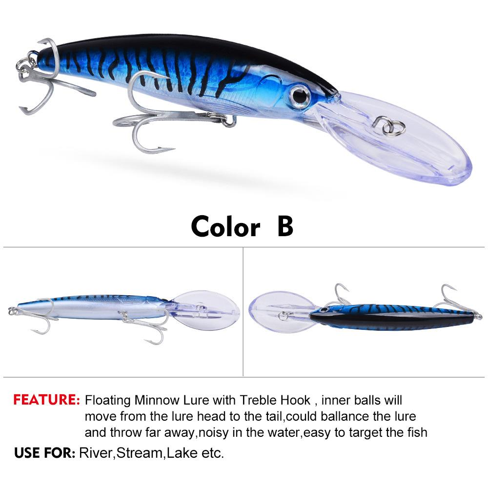 Long Throw Rice Nuolure Bait 17cm/19.5cm/22.5cm Sea Fishing Mackerel Golden Spear Bait Biomimetic False Bait
