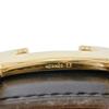 HERMES Constance H belt belt Reversible belt leather Black x brown unisex Used