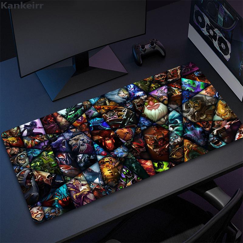 Dota 2 Mauspads Großes Tastaturpad Schreibtisch Gaming Mauspads Laptop Anti-Rutsch Büro Naturkautschuk Gamer Schreibtisch dota2 Mauspads PC