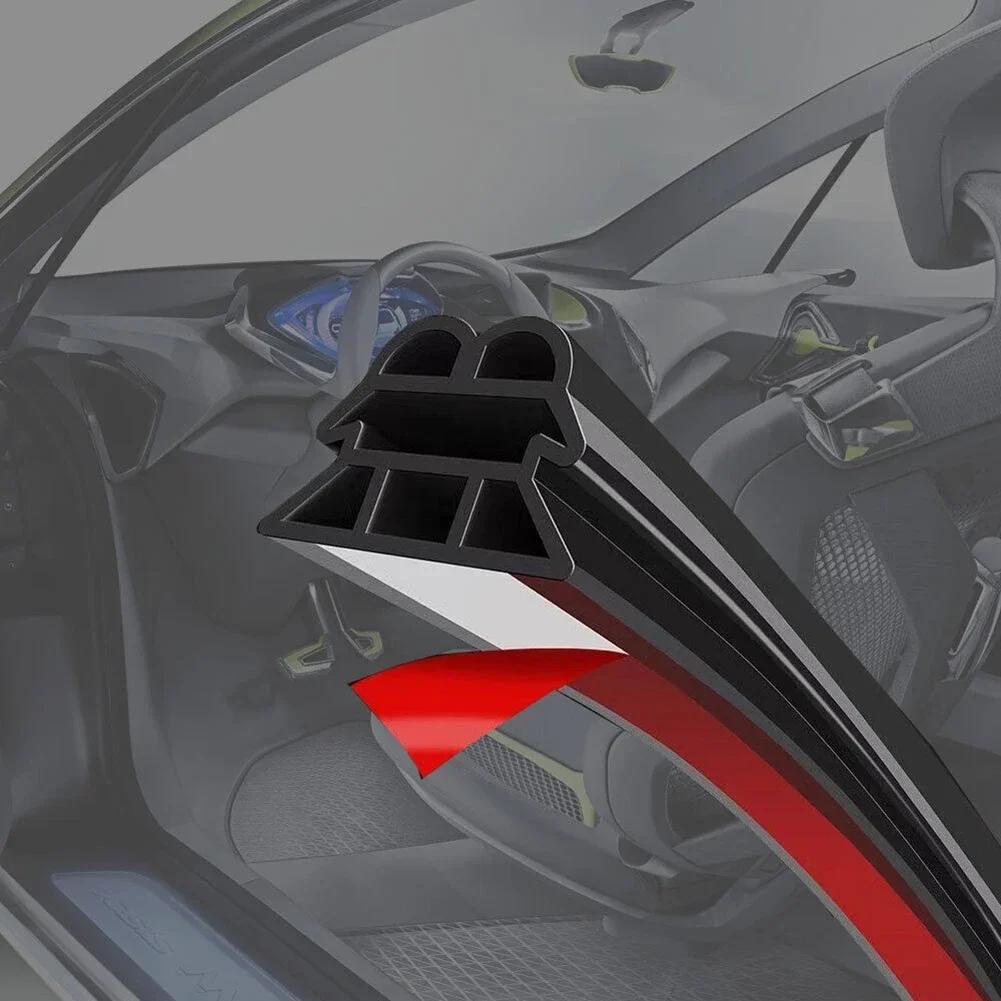 Car Door Seals Double-Layer Auto Stickers Soundproof Hood Car Accessories Rubber Door Car Anti-Collision Sealing Strip For Car