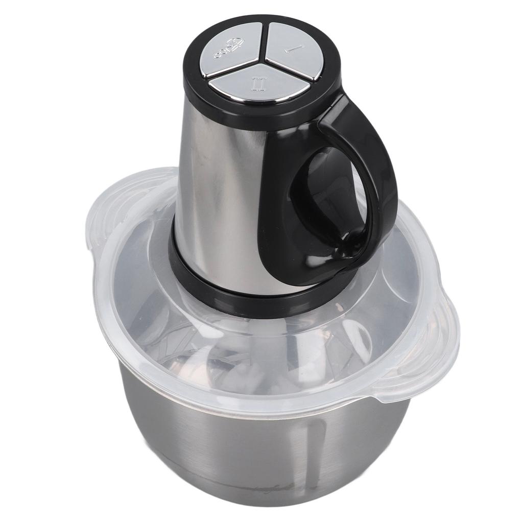 Food Processor Stainless Steel 5L High Capacity with 5 Blades Electric Food Chopper for Meat