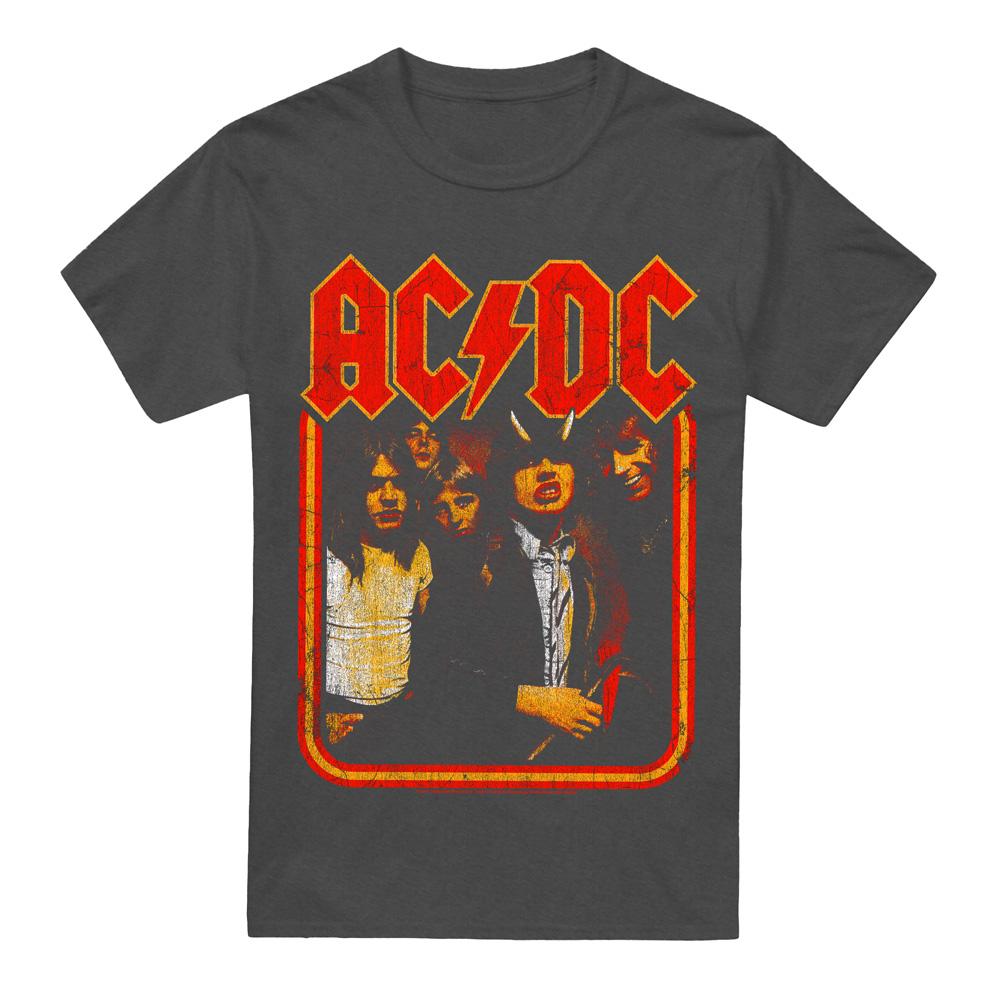 AC/DC Unisex Adult Group Distressed T-Shirt