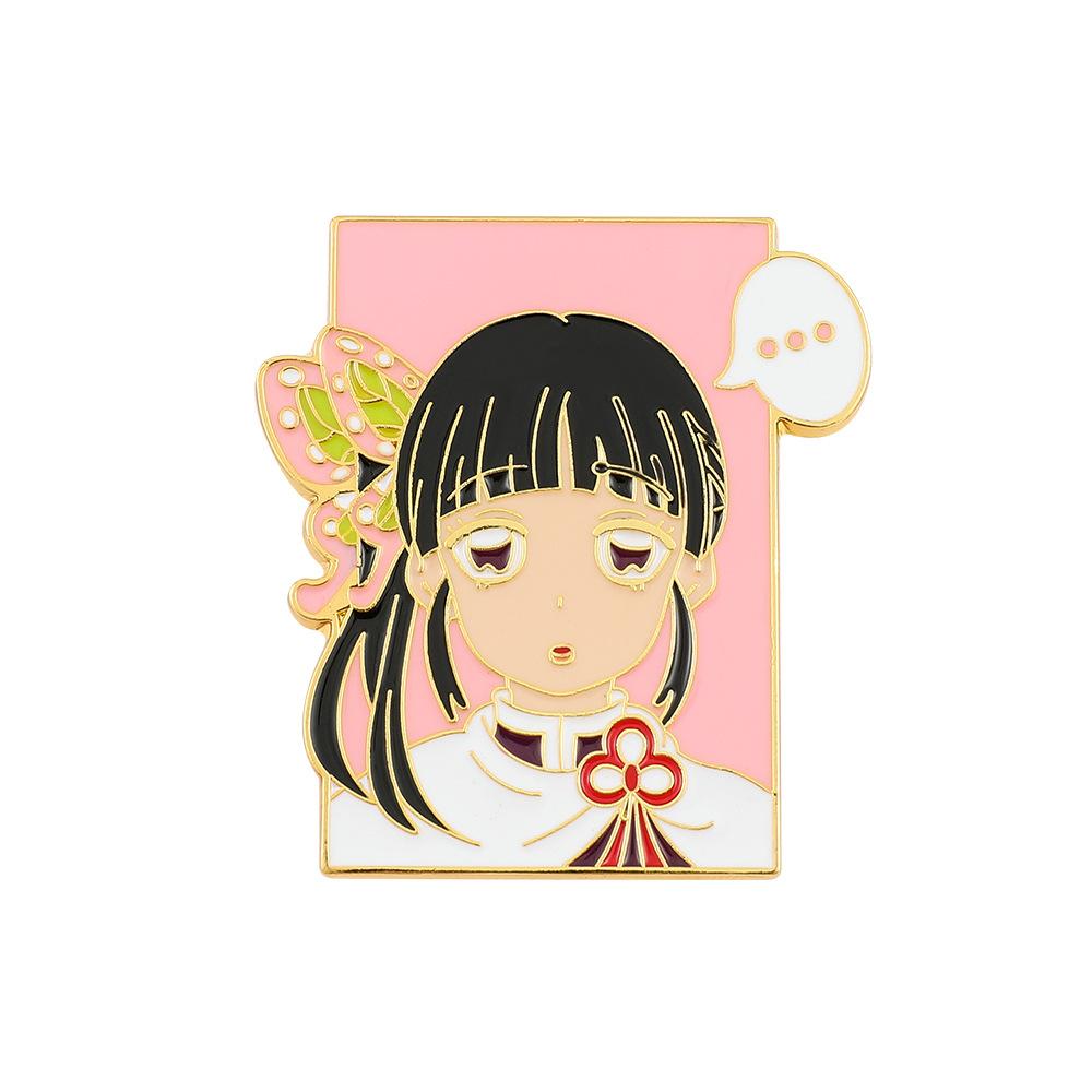 New, Ghost Destroyer Blade Brooch Demon Slayer Anime Peripheral, Rabbit My Wife Shanyi Badge