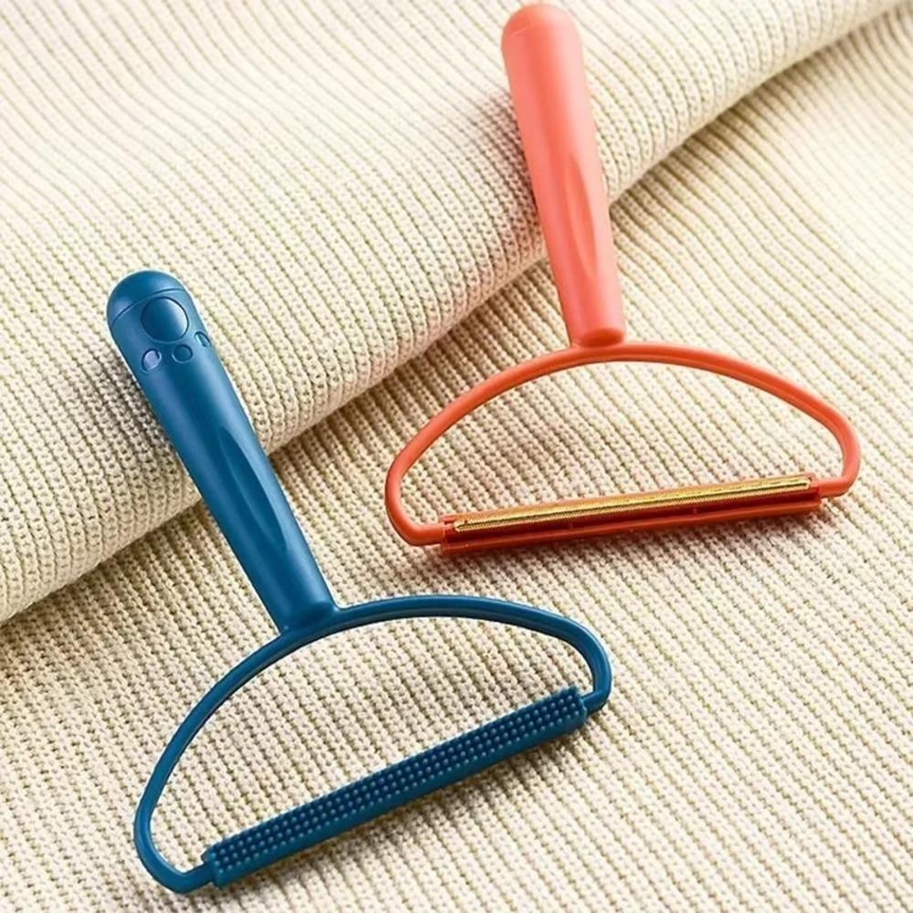 

Manual Pet Hair Remover Brush Portable Clothes Fuzz Fabric Shaver Carpet Wool Coat Clothes помаранчевий