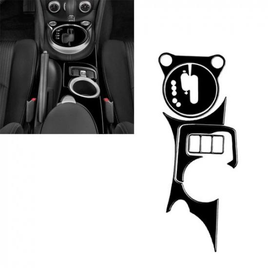 5Pcs Glossy Piano Black Automatic Gear Shift Cover Trim For Nissan 370Z