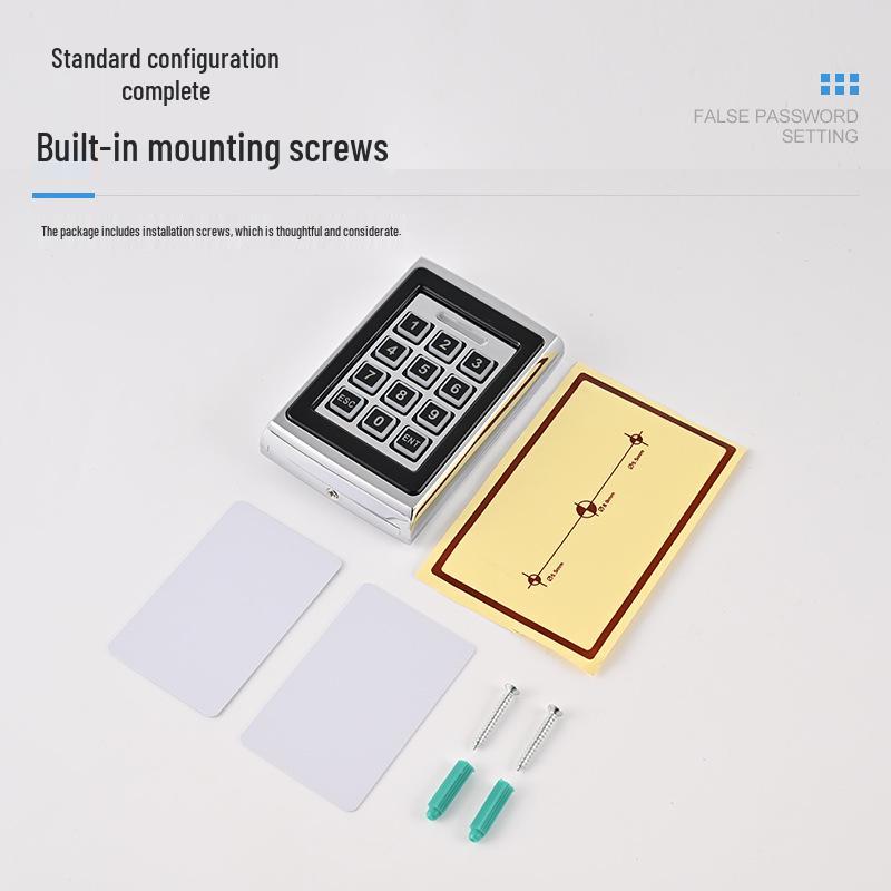 Outdoor Waterproof Fingerprint Access Control System for Glass and Iron Doors