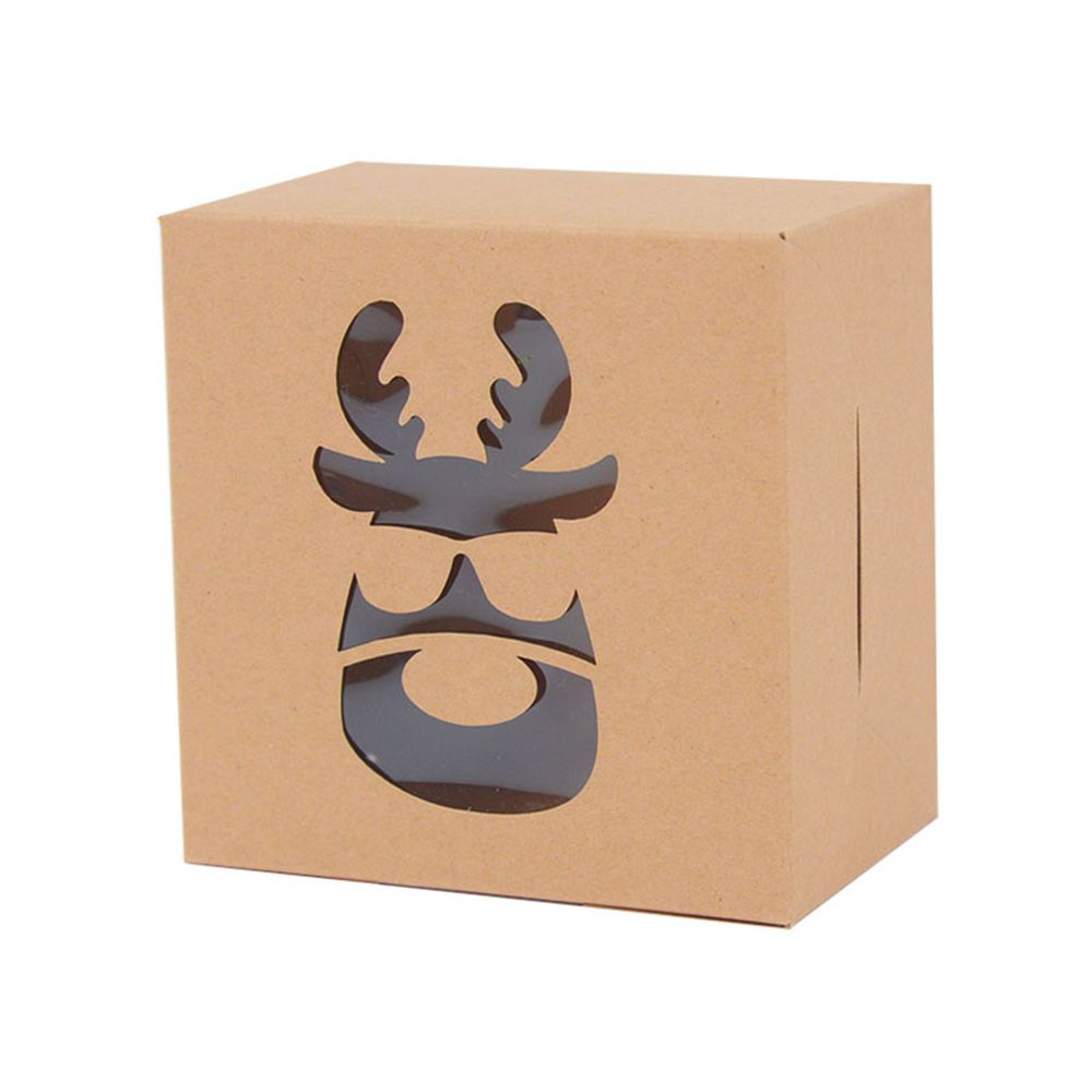 

Supplies For Biscuits Snack Gift Candy Box Food Packaging Box Christmas Decoration Party Supplies Elk