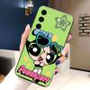 The P-Powerpuff Girls Phone Case For Samsung Galaxy S24 S23 S22 S21 S20 FE S25 LITE PLUS ULTRA 5G Silicone Case Funda Shell