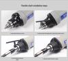 6mm Flexible Shaft Electric Drill & Grinder Engraving Tool with Extension Chuck and Hose Adapter