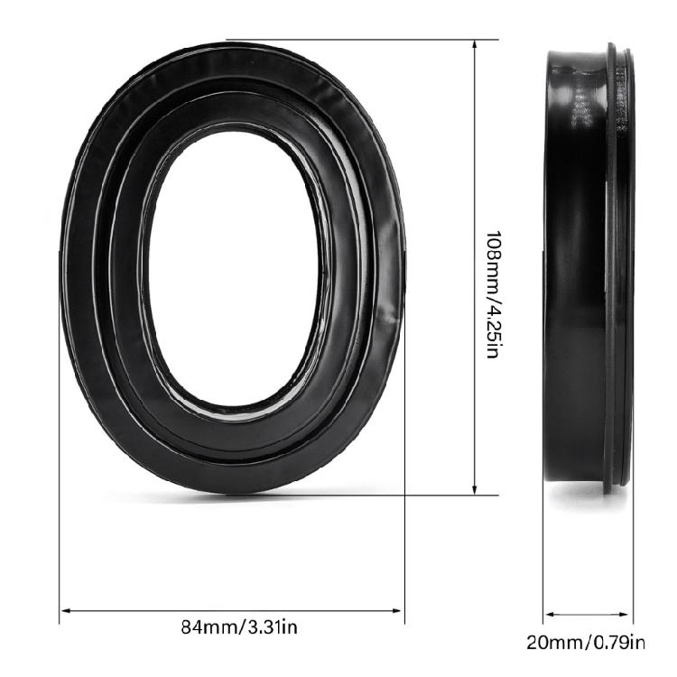 Headphone Ear Pad Foam Ear Cushions Enhances Acoustics Seal for Sport/ZOHAN/PROHEAR Gaming Headphones Earcups