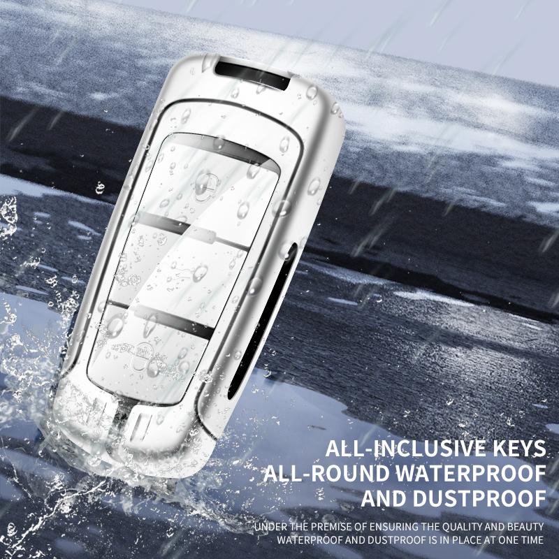 Leather Car Metal Key Case Cover For Vw Volkswagen Cc Passat Cc B6 B7 Protection Key Shell Skin Bag Only Case Accessories