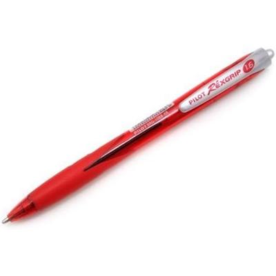 Pilot Rexgrip Ballpoint 10 Pens (Extra Thick) Oil-Based Pen, Red, BRG-10BB-RR,