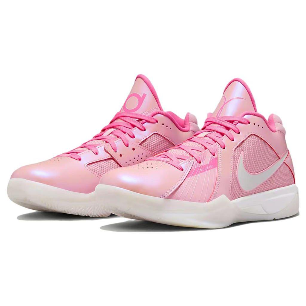 Nike Zoom KD 3 Aunt Pearl Men Sneakers Pink Medium-Soft-Pink White FJ0982-600