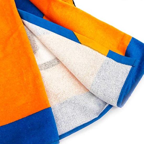 Hayashi Bath 50 X 100 Cm Dragon Ball CK452000 Towel, Orange, Hooded, Compact, Approx. (excluding Hood), Goku,