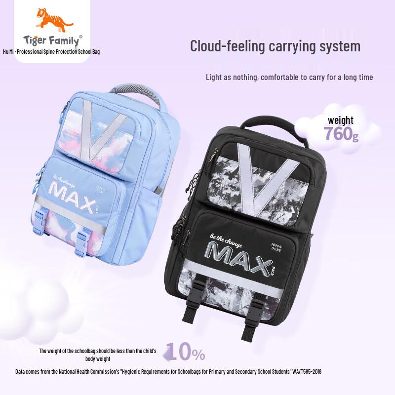 

TigerFamily Ergonomic School Backpack for Middle School