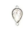 10pcs Crystal Glass Water Drop Charms Connectors for Jewelry Earrings Bracelet Necklace Pendants Making Findings DIY Accessories