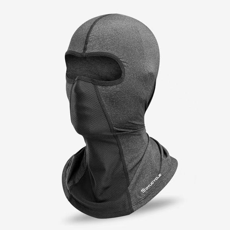 Unisex Ice Silk Windproof Full Face Cycling Mask - Sun Protection & Neck Gaiter for Spring/Summer
