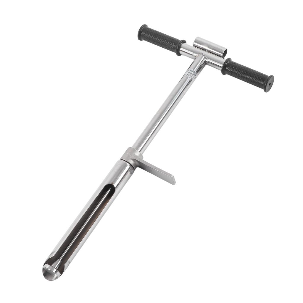 Soil Sampler Probe Tool Stainless Steel Accurate with Ejector Foot Pedal for Lawn Garden