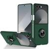 Fashion Protective Case for Samsung Z Flip 8 7 FE 6 5 Invisible Metal Plate Magnetic Car Mount Rotating Stand Anti-scratch Cover