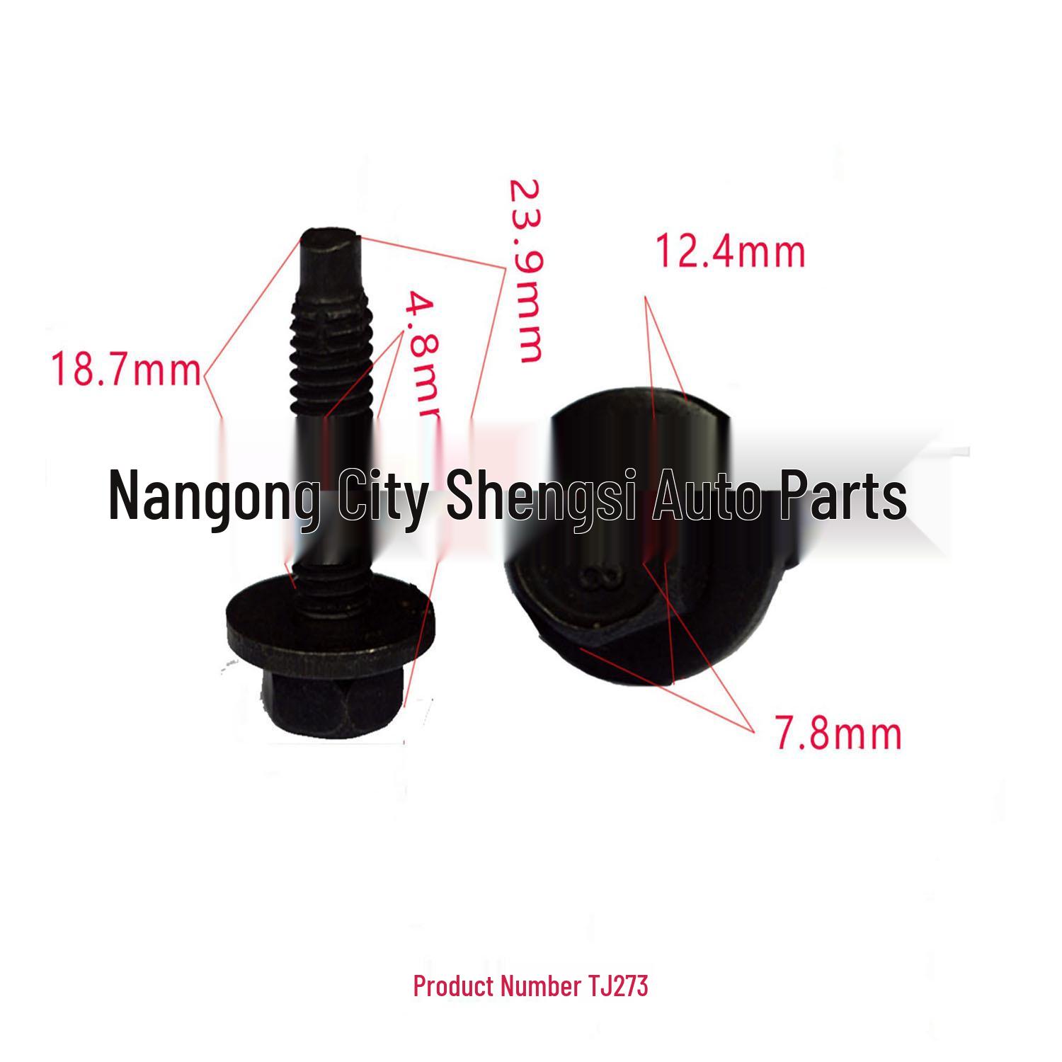 

Hex Head Self-Tapping Screw Clip for Car Mudguard Fender Installation 10000 pcs