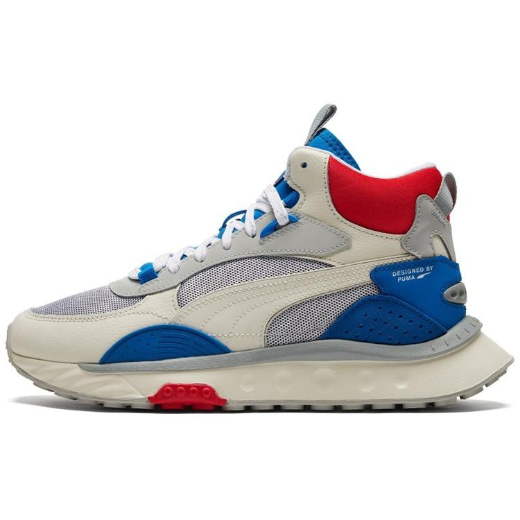 PUMA Wild Rider Mid Ivory Glow Future Blue Men s 381598-02 EU 37