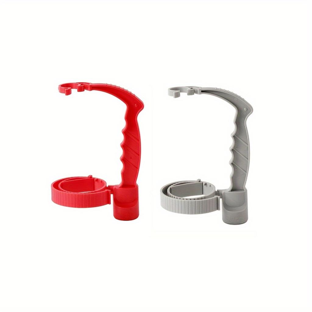 2pcs Adjustable Drink Pouring Cup Handle with Built In Bottle Opener , Ergonomic Grip, Prevents Spills, Fits Standard Beverage Bottles