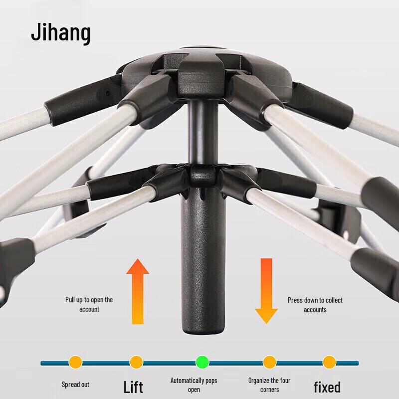 Jihang Automatic Pop-Up Outdoor Camping Tent