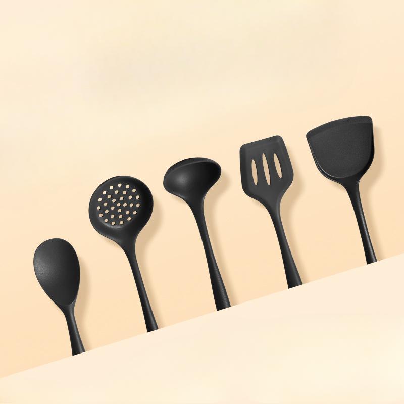 Silicone Kitchen Utensils Cooking Non Stick Pot Kitchenware Set Storage Bucket Silicone Kitchen Utensils