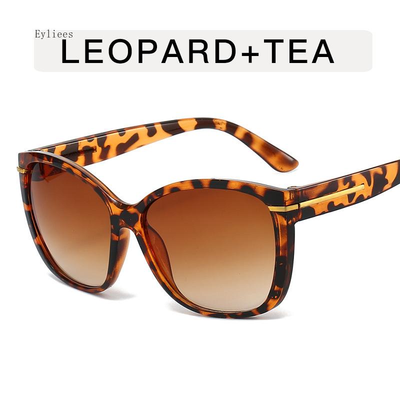 Retro Large Frame Fashion Sunglasses High-class Sense of Street Beat Personality UV Protection Glasses Women's Sunglasses Gafas