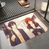 Sweet S-Horimiya Floor Mat Diatomite Bath Mat, Quick Dry Absorbent Non-Slip Door Mat