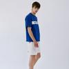 Goxo Woven PockeT T shirT Hook Slice Blue