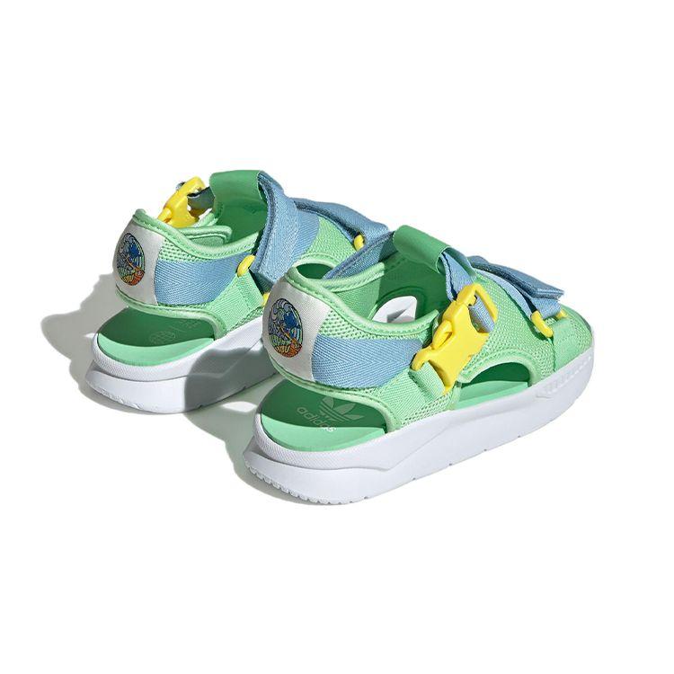 Adidas Originals 360 3.0 Sandals Non-Slip Shock Absorbing Durable Kids Sandals Kids Sandals Green White Yellow ID7483