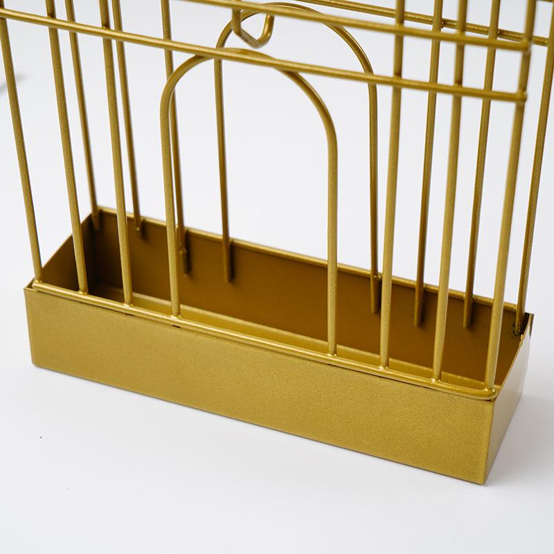 Creative Birdcage Mosquito Coil Holder - Hanging Metal Wrought Iron Mosquito Coil Tray & Incense Burner with Sandalwood Ash Catcher.