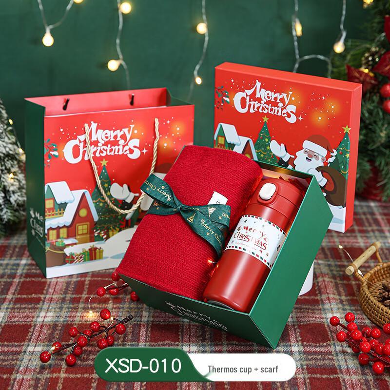 Festive Thermos & Scarf Gift Set