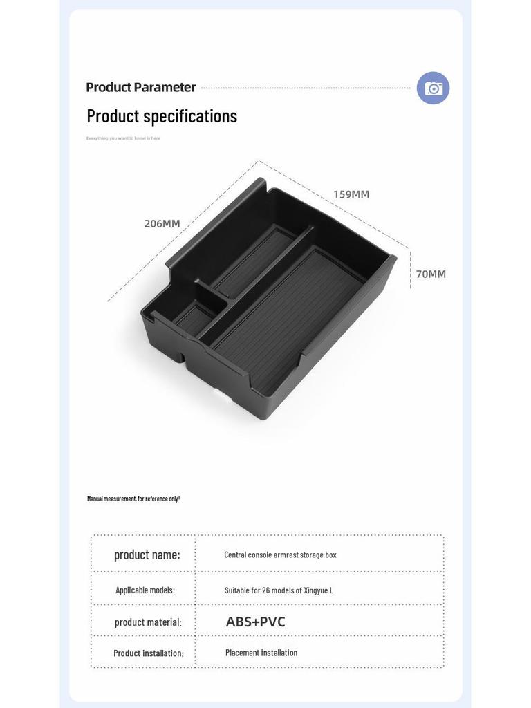 Geely Xingyue L Armrest Box Storage Organizer for 26 Models - Car Accessory and Decoration.
