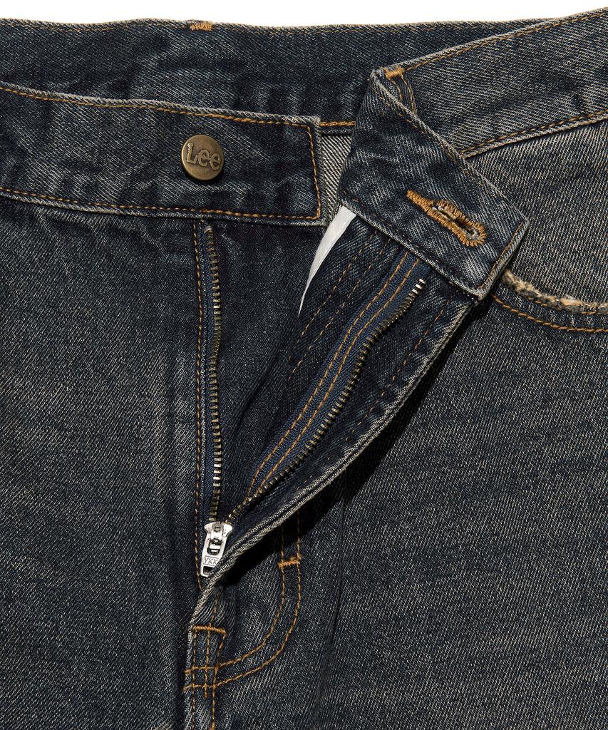 LEE Flare Fit Damaged Denim Pants Indigo Dark