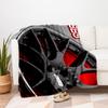 BBS Motorsport Wheel Rim Red Black Finish - High Quality Car Accessories & PartsBlanket Flannel Throw Blanket for Sofa, Bed, Travel, Camping