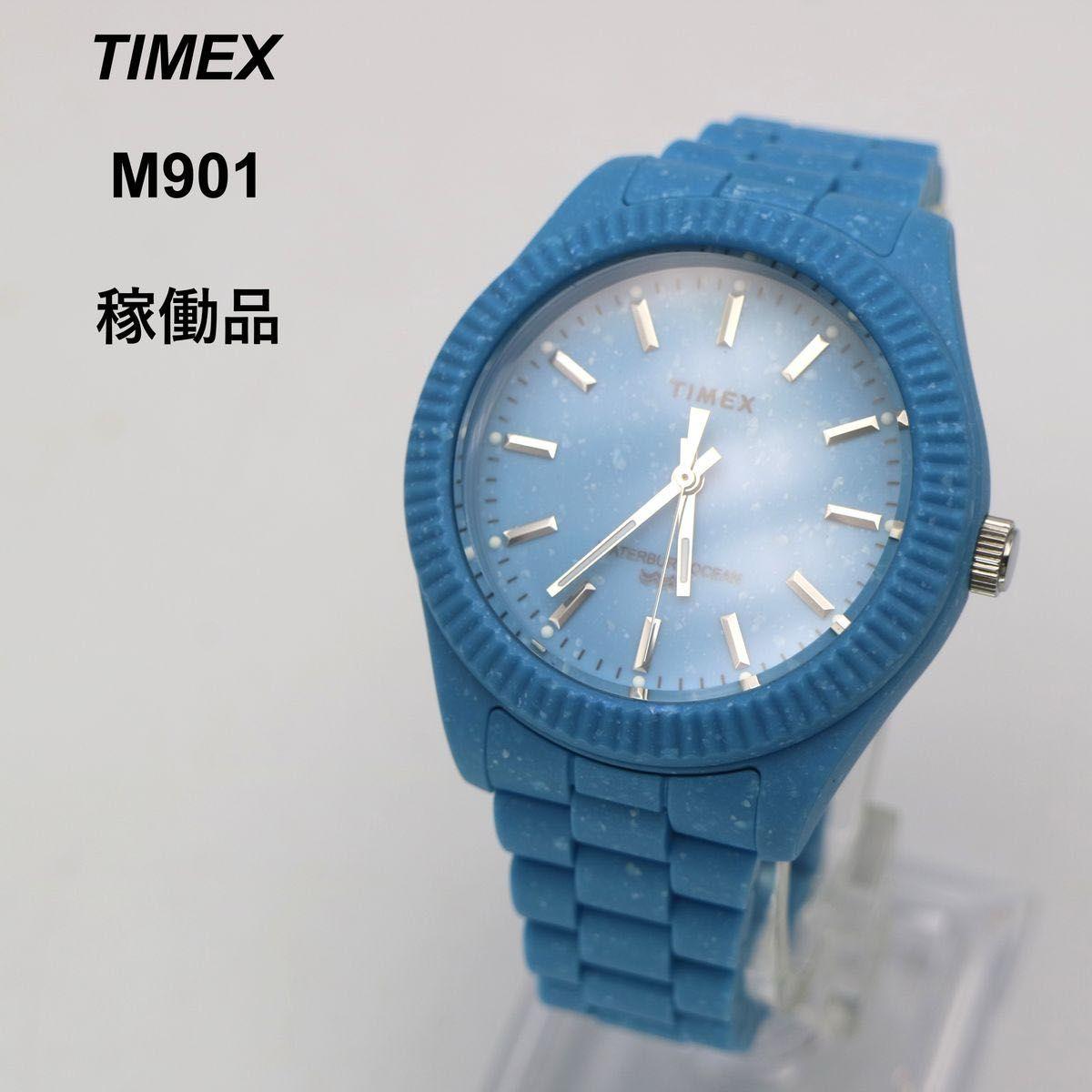 Working item TIMEX watch TW2V33000 Waterbury Timex Blue Quartz Analog Quartz Watch