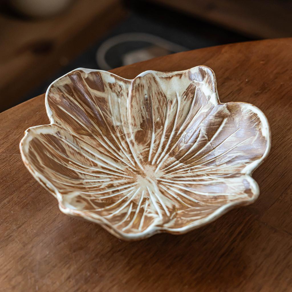 Vaso da Fiori in Terracotta Grossolana Ciotola per Frutta in Ceramica per la Casa Stoviglie Retrò Insalatiera Ciotola per Verdure Ciotola per Composizioni Commerciali Piatto per Frutta