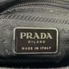 PRADA Triangular logo B6243 Handbag gray Women used