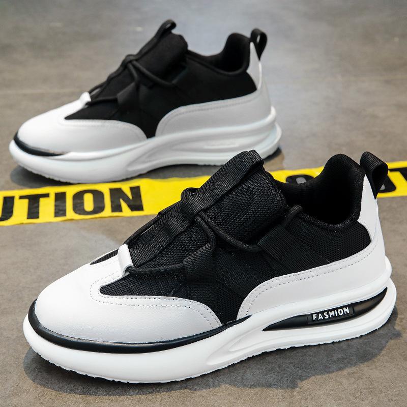 

023 Весна/Лето Модные цветные легкие мягкие эластичные мужские спортивные и повседневные туфли Мужская обувь Обувь для скейтбординга 44