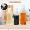 300/500ml Oil Bottle Transparent Olive Oil Pot Soy Sauce Leak-Proof Kitchen Cooking Household Camping BBQ Tools